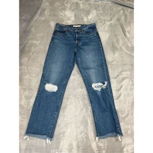Women’s Ankle Cropped Levi's Premium Jeans 26 Wedgie Straight Leg